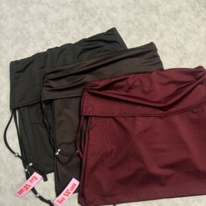 POLLERA TIRAS BOLITAS