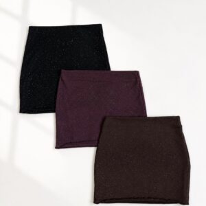 POLLERA TUBO TUL BRILLOS